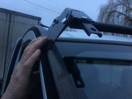 Opel Vivaro 2001-2015 рр. Козирьок на лобове скло (чорний глянець, 5мм) фото 6