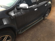 Dacia Duster 2008-2018 рр. Бокові пороги Allmond Black (2 шт., Алюміній) фото 1