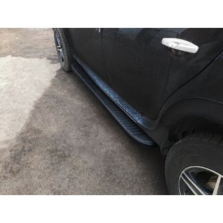 Бокові пороги Tayga V1 Black (2 шт., алюміній) фото 1