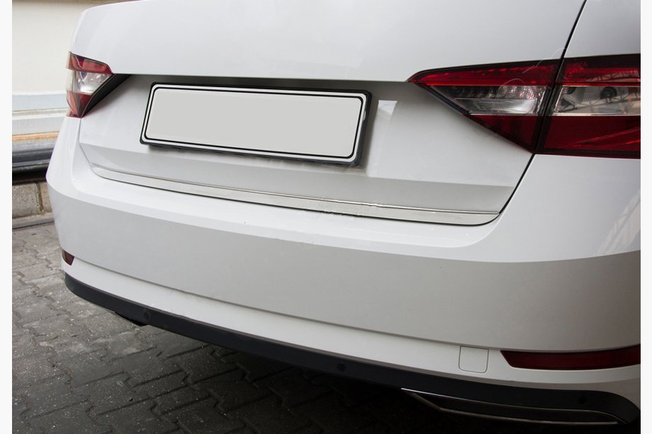 Skoda Superb 2015-2024 рр. Кромка багажника (нерж) Image