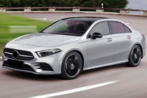 Mercedes A-сlass W177 2018- рр. Передня решітка Diamond Silver (для 2018-2022) фото 6