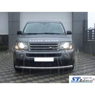 Передня одинарна захист (нерж.) Range Rover Sport 2005-2013 рр. фото 2