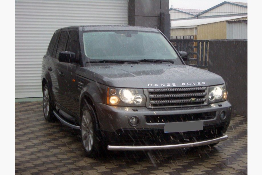 Range Rover Sport 2005-2013 рр. Передня одинарна захист (нерж.) Image