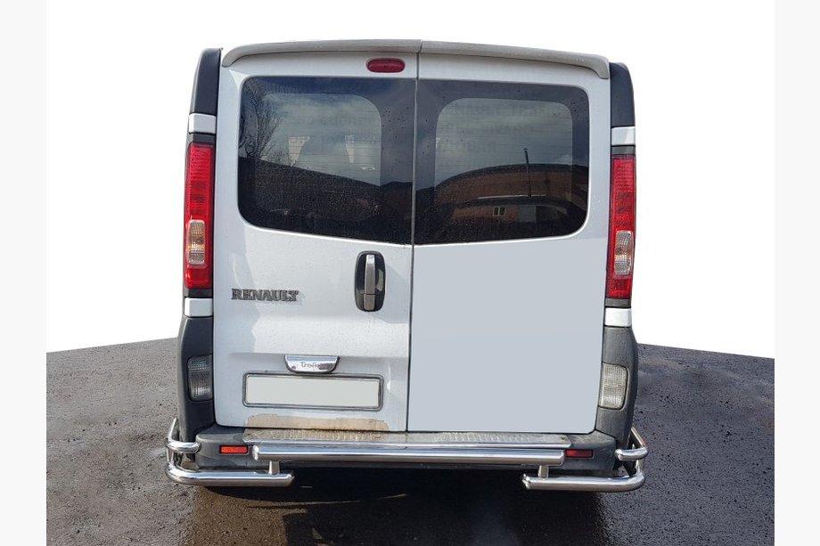 Opel Vivaro 2001-2015 рр. Задній захист AK-Special (нерж) Image