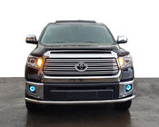 Toyota Tundra 2007-2021 рр. Передній захист ST008 (нерж) фото 1