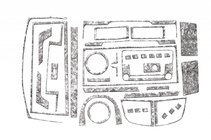 Volkswagen T6 2015-2024 рр. Накладки на панель (2015-2019) фото 2