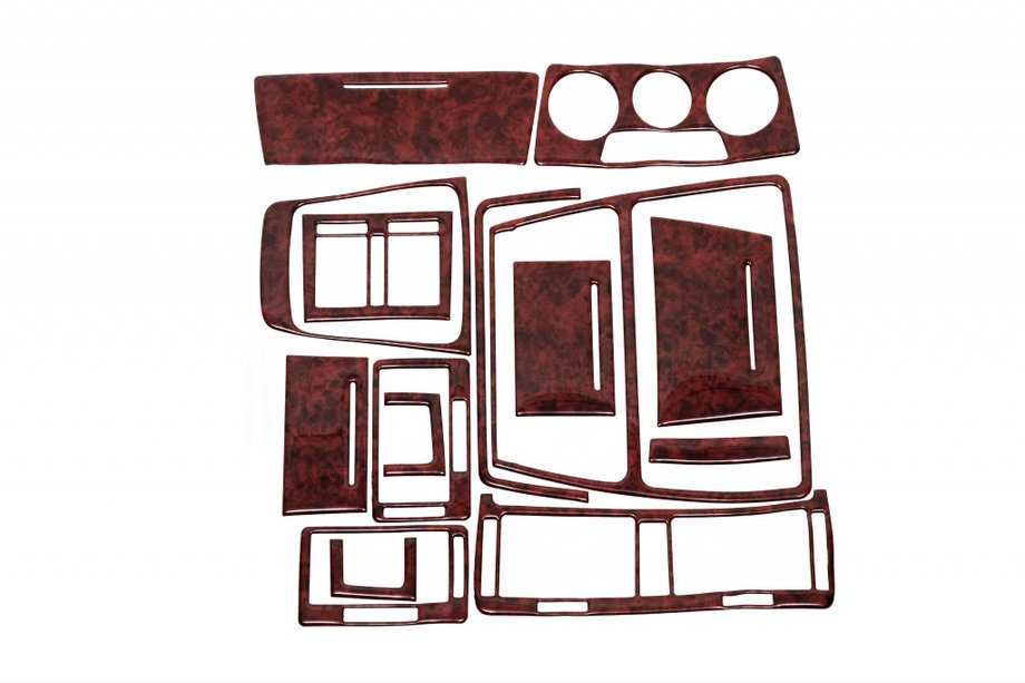 Skoda Octavia II A5 2006-2010 рр. Накладки в салон Титан Image