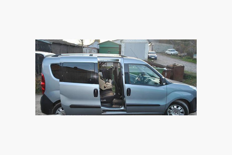 Fiat Doblo II 2010-2022 рр. Рейлінги Хром Фото 7