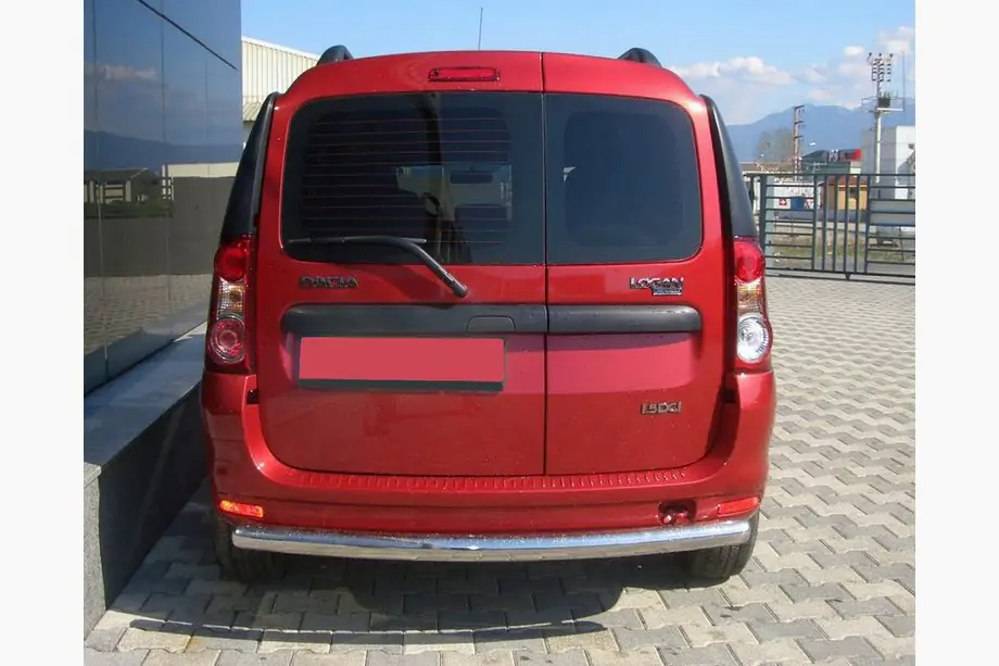 Dacia Logan MCV 2004-2014 рр. Задня дуга (нерж.) 60 мм Фото 1