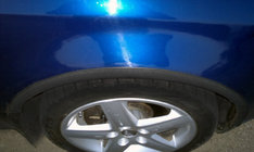 Audi A6 C5 2001-2004 рр. Накладки на арки (4 шт, чорні) фото 1