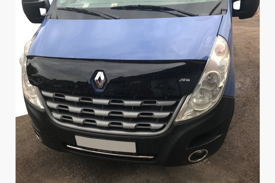 Renault Master 2011-2023 рр. Дефлектор капота 2010-2014 (VIP) Image