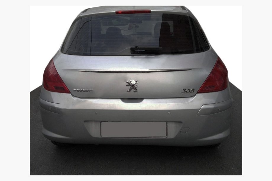 Peugeot 308 2007-2013 рр. Хром планка над номером (нерж.) Image