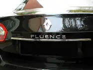 Renault Fluence 2009-2016 рр. Смужка над номером (нерж.) фото 1