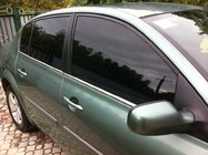 Renault Megane II 2004-2009 рр. Зовнішня окантовка вікон (4 шт, нерж) фото 2