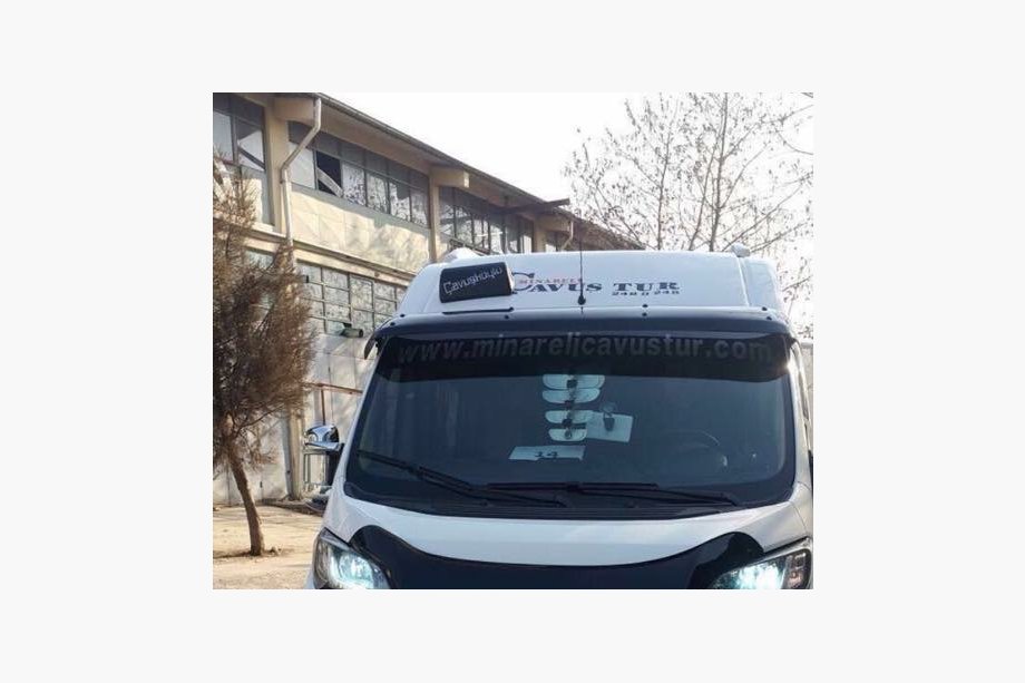 Fiat Ducato 2006-2025 рр. Козирьок на лобове скло (чорний глянець, 5мм) Фото 6