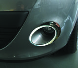 Renault Megane III 2009-2016 рр. Окантовка протитуманок 2008-2011 (2 шт, нерж) фото 1