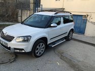 Skoda Yeti 2009-2017 рр. Бокові пороги Bosphorus OLD grey (2 шт., алюміній) фото 2