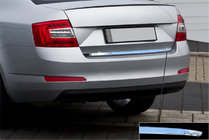 Skoda Octavia III A7 2013-2019 рр. Кромка багажника (нерж) фото 1