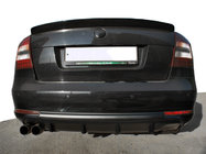 Skoda Octavia II A5 2010-2013 рр. НОВИНКА!!! Задній дифузор (під фарбування) фото 1