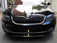 Накладка на передній бампер 13-17рр. (нерж) фото 2