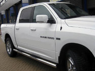 Dodge RAM Бічні труби стандартні (2 шт., Нерж) фото 1