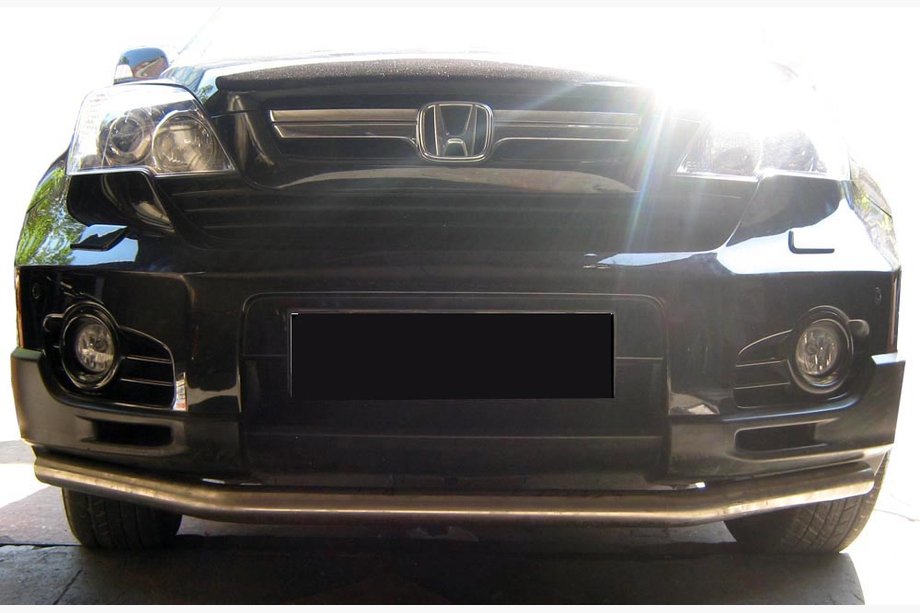 Honda CRV 2007-2011 рр. Передній захист ST008 (нерж.) Image