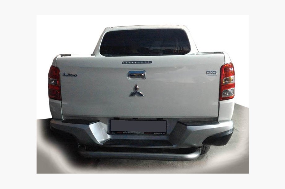 Fiat Fullback 2016- рр. Задній захист AK007 (нерж) Image