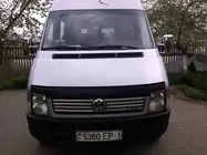 Volkswagen LT 1995-2006 рр. Накладки на решітку (8 шт, нерж) фото 2