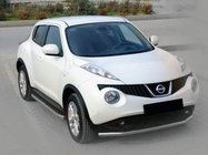 Nissan Juke 2010-2019 рр. Передній захист ST008-2 (нерж) фото 1