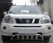 Nissan X-trail T31 2007-2014 рр. Передній захист WT009 (нерж) фото 1