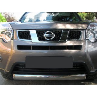 Передній захист ST008-Oval (нерж) Nissan X-trail T31 2007-2014 рр.