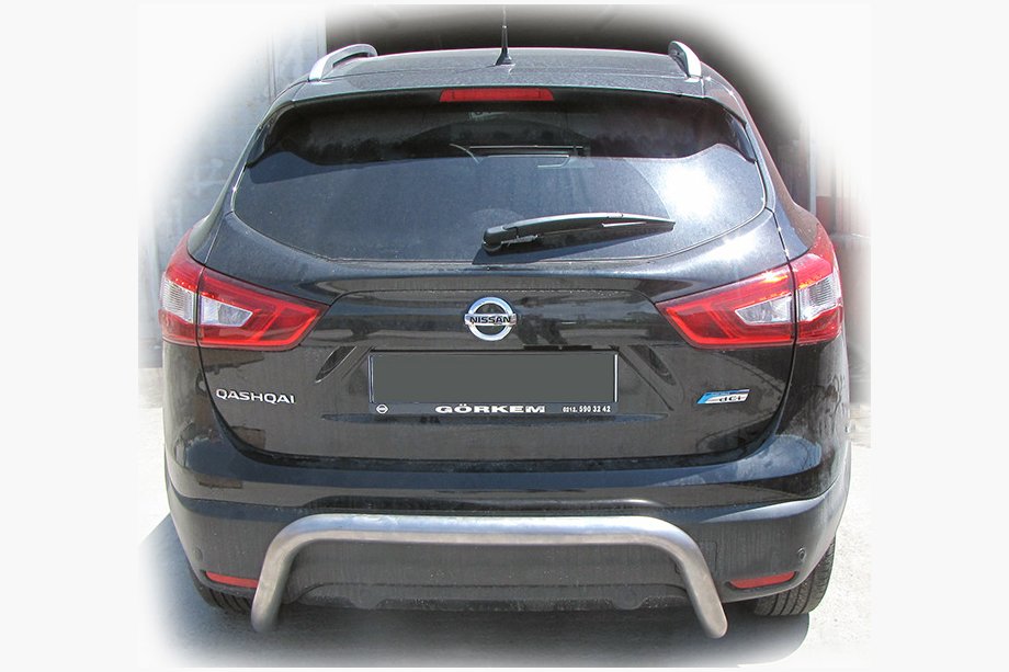 Nissan Qashqai 2014-2021 рр. Задня дуга AK007-2 (нерж) Image