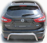 Nissan Qashqai 2014-2021 рр. Задня дуга AK007-2 (нерж) фото 1