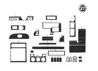 Toyota Land Cruiser 90 Prado 1996-2002 рр. Накладки на панель фото 2