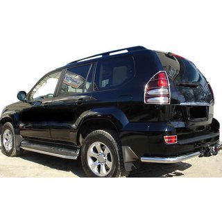 Задні куточки AK003 (2 шт., нерж) Toyota Land Cruiser Prado 120 2002-2009 рр. фото 1