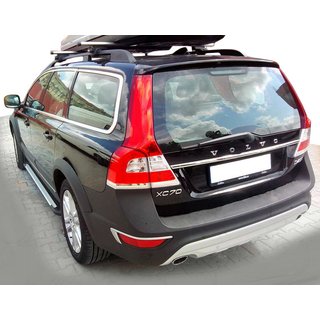 Бокові пороги Rainbow (2 шт., Алюміній) Volvo XC60 2009-2017 рр. фото 1