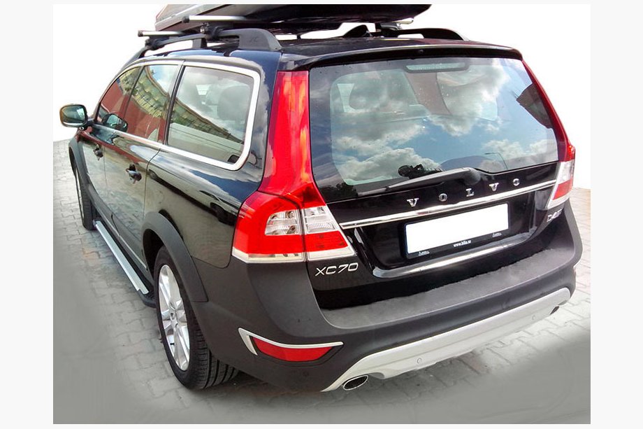 Volvo XC60 2009-2017 рр. Бокові пороги Rainbow (2 шт., Алюміній) Image