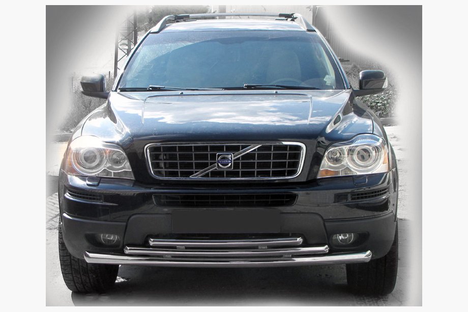 Volvo XC90 2002-2014 рр. Передній захист ST014-2 (нерж) Image