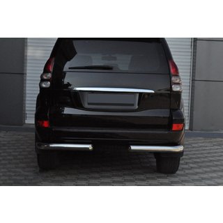 Задні куточки AK003 (2 шт., нерж) Toyota Land Cruiser Prado 120 2002-2009 рр. фото 4