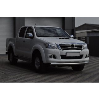 Передній захист ST008 (нерж.) Toyota Hilux 2006-2015 рр. фото 3