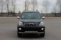 Toyota Land Cruiser Prado 120 2002-2009 рр. Передня дуга ST015 (нерж.) фото 2