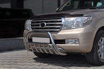 Toyota Land Cruiser 200 2007-2021 рр. Передня дуга WT002 (нерж.) фото 2