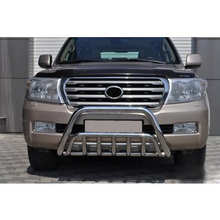 Передня дуга WT002 (нерж.) Toyota Land Cruiser 200 2007-2021 рр. фото 4