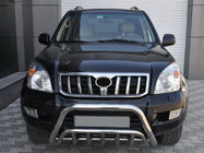Toyota Land Cruiser Prado 120 2002-2009 рр. Кенгурятник низький WT002 (нерж) фото 1