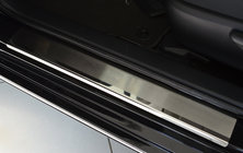 Toyota Camry 2018-2023 рр. Накладки на пороги Натанико (4 шт., нерж.) фото 1