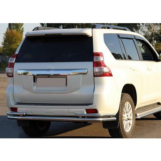 Задня дуга AK005-2 (нерж) Toyota Land Cruiser Prado 150 2009-2023 рр. фото 1