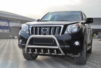 Toyota Land Cruiser Prado 150 2009-2023 рр. Кенгурятник WT003 (нерж) фото 5