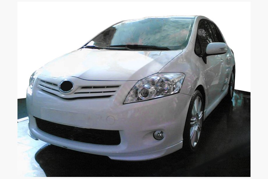 Toyota Auris 2007-2012 рр. Накладка на передній бампер (під фарбування) Image