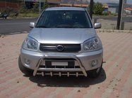 Toyota Rav 4 2001-2005 рр. Кенгурятник WT003 (нерж) фото 6