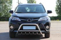 Toyota Rav 4 2013-2018 рр. Кенгурятник WT003 (нерж) фото 5